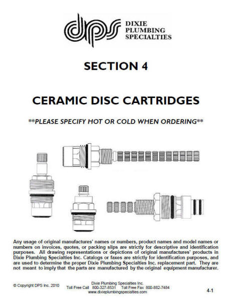 Ceramic Disc Cartridges